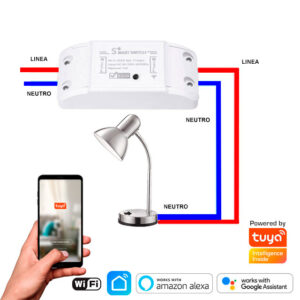 Relé 220v un canal wifi