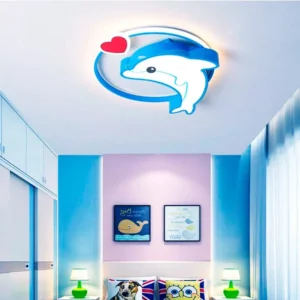 Lampara Delfin habitación niños