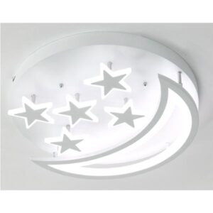 Lámpara para habitación Luna Blanca 4 Estrellas